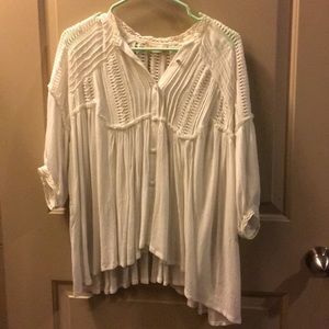 Size XS. Cream pheasant top